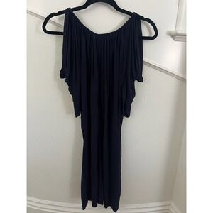 Jay Godfrey Black Open Shoulder Dress Sleeveless Cocktail‎ Party Womens XS